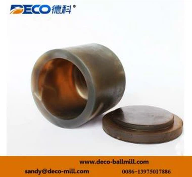 قدرتی عقیق پیسنے والا جار۔